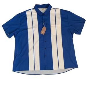 Hardaddy Men's Size 4XL Button Up Short Sleeve Shirt Brand New